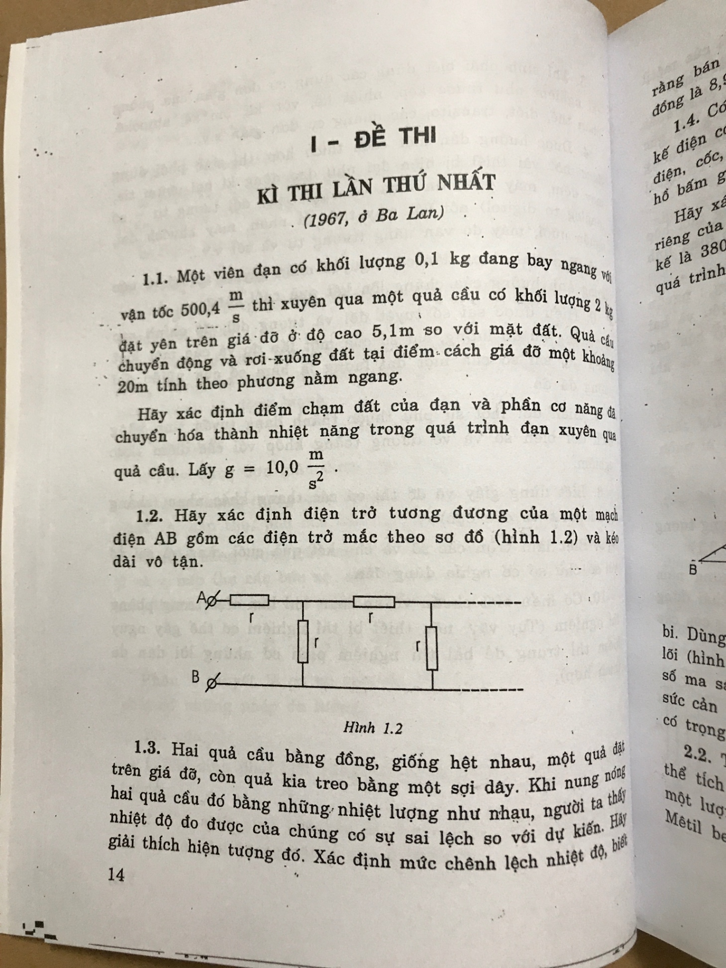 Bài thi Vật lí Quốc tế tập 1