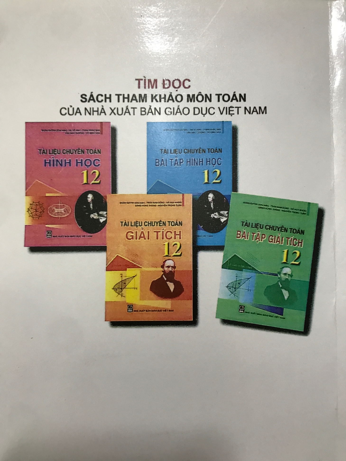 Tài liệu chuyên toán Bài tập Hình học 12 -Đoàn Quỳnh -A5