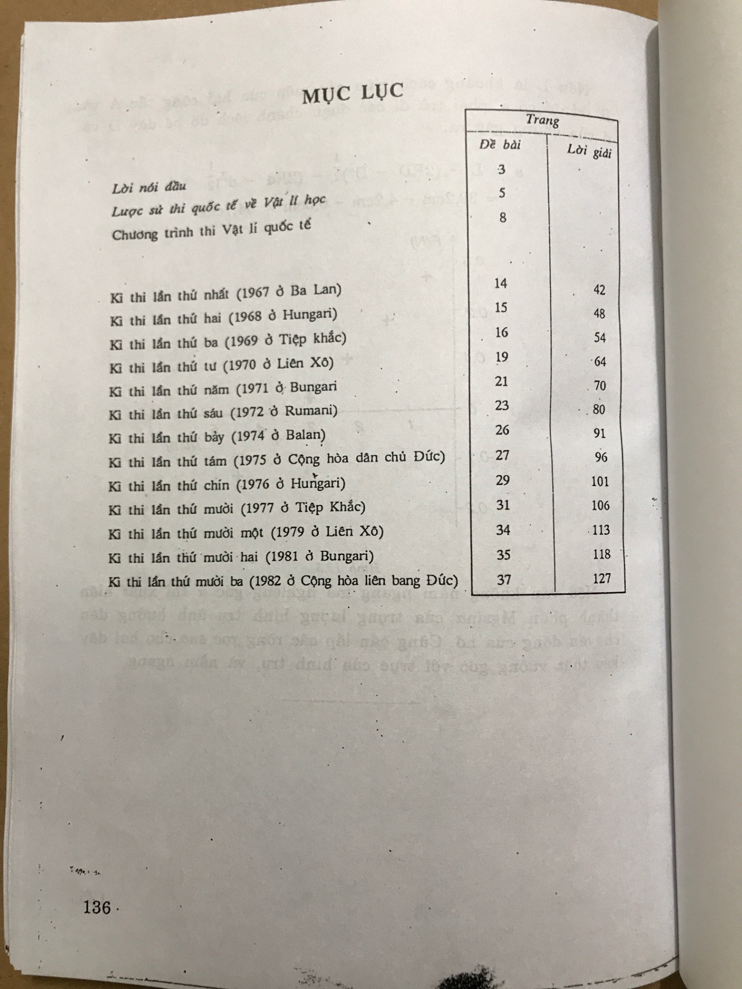 Bài thi Vật lí Quốc tế tập 1