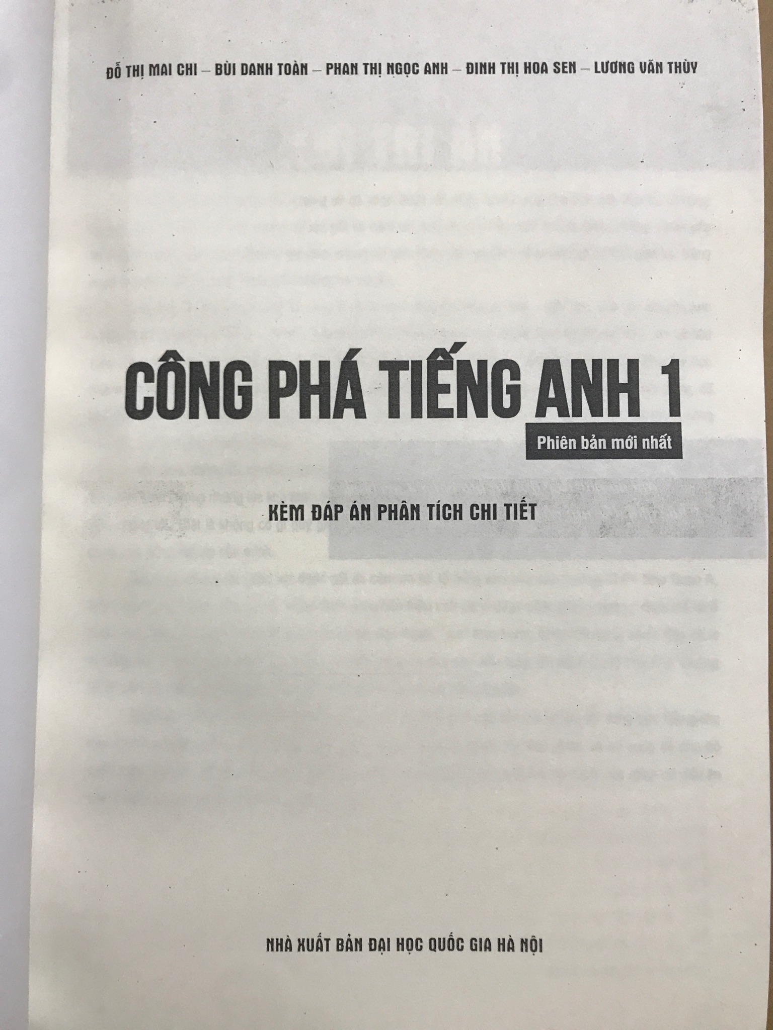 Công Phá Tiếng Anh 1 -B5