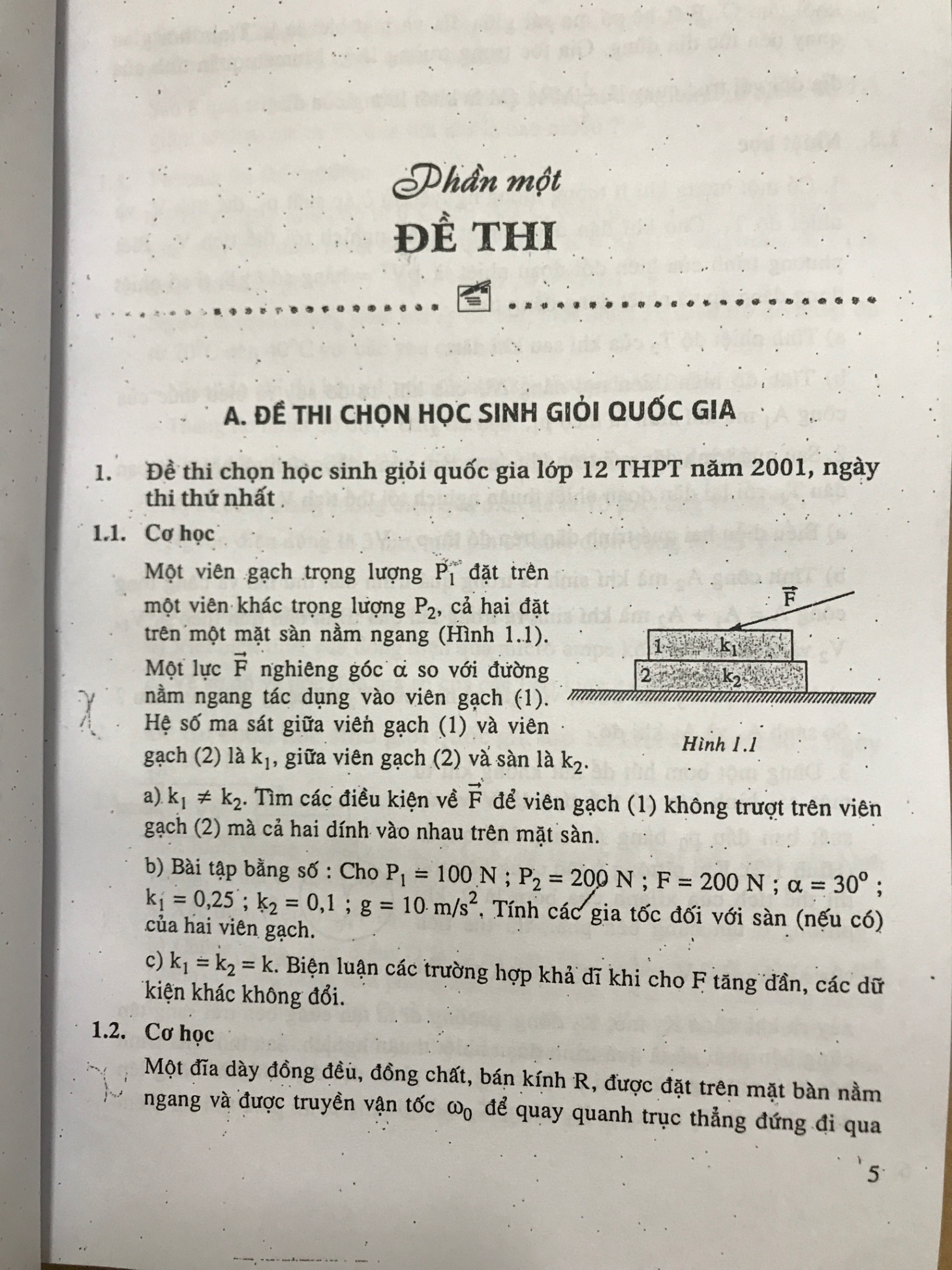 Các đề thi học sinh giỏi Vật lí (2001-2010) - Vũ Thanh Khiết, Vũ ĐìnhTúy