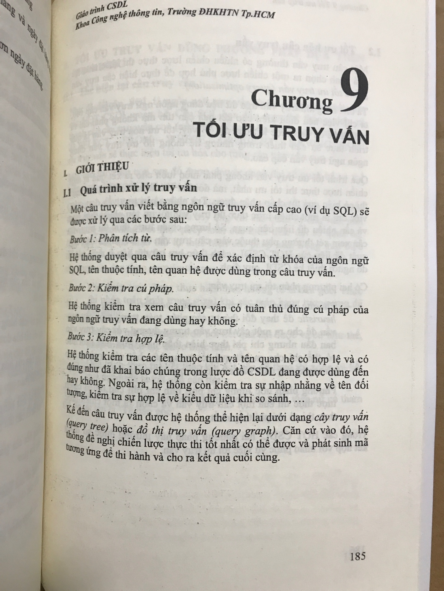 Giáo trình Cơ sở dữ liệu - Đồng Thị Bích Thủy