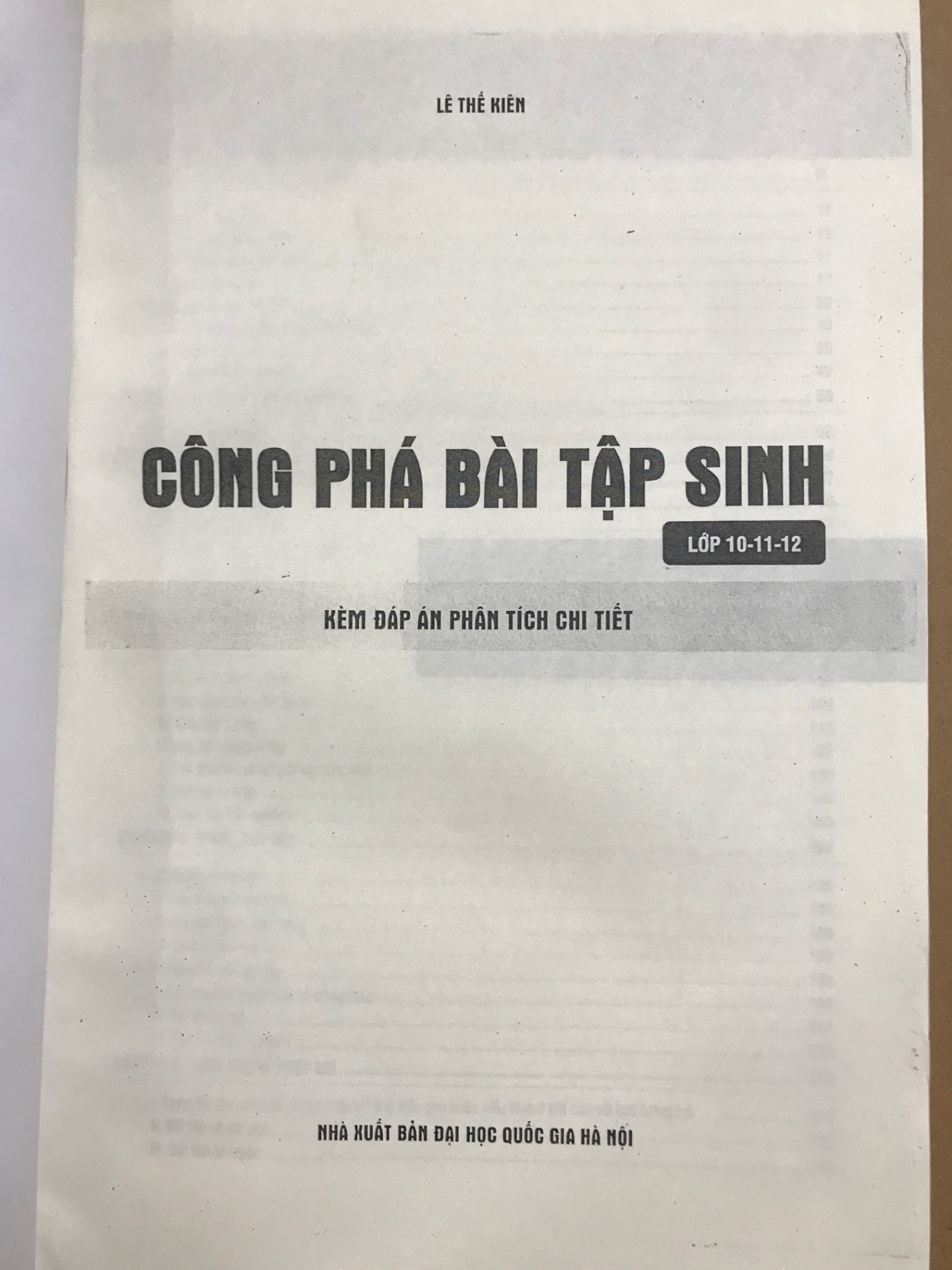 Công Phá Bài Tập Sinh Lovebook -B5