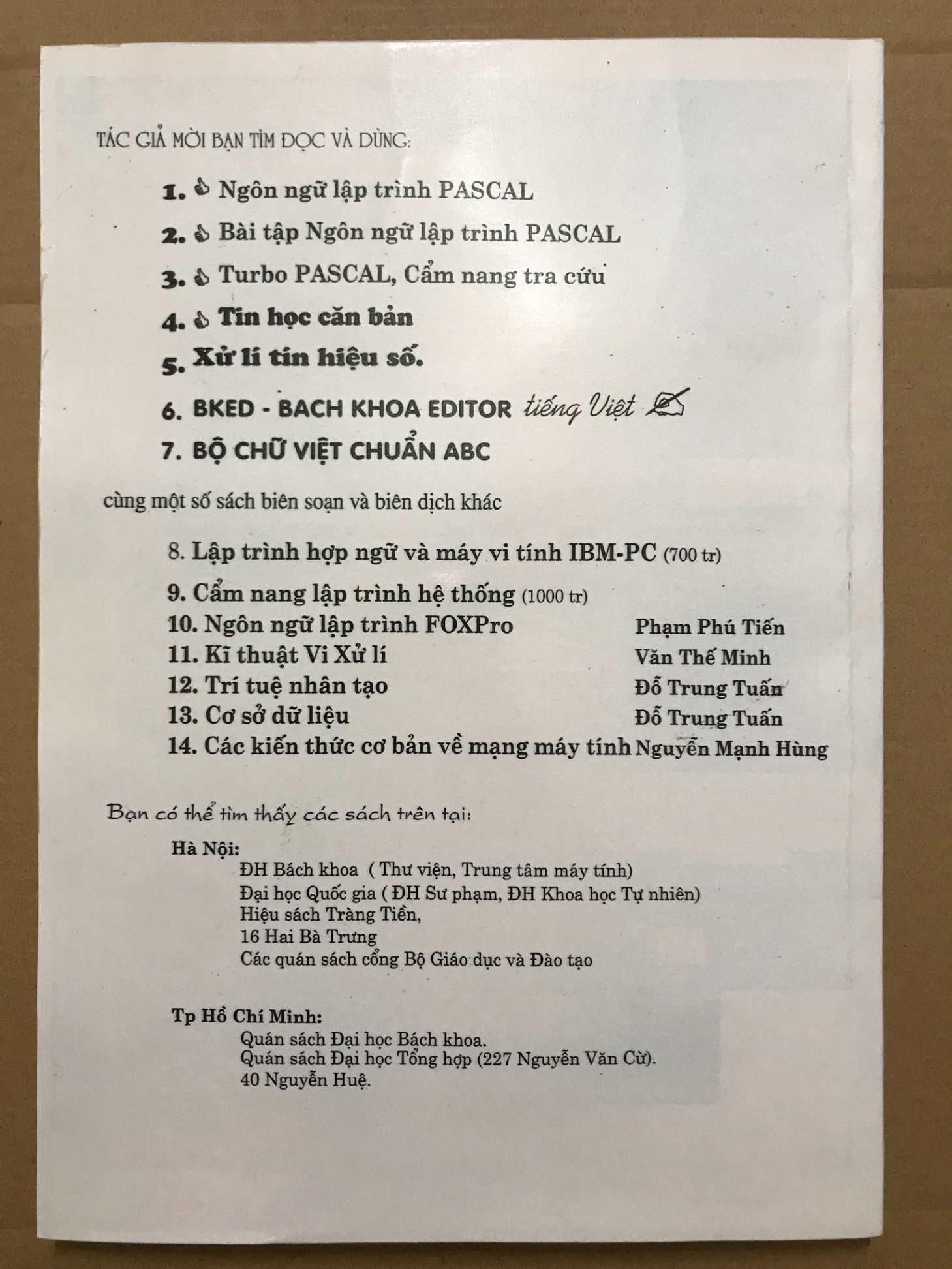 Bài tập Ngôn Ngữ Lập Trình Pascal Quách Tuấn Ngọc