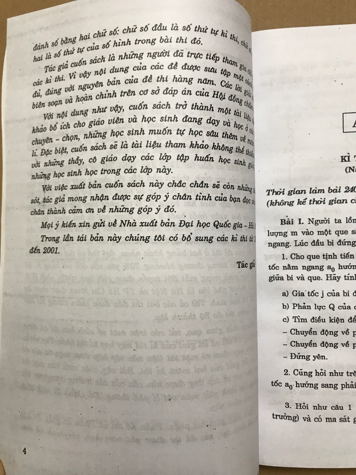 Các bài thi quốc gia chọn học sinh giỏi THPT Vật lí (1981-2001) - Dương Trọng Bái