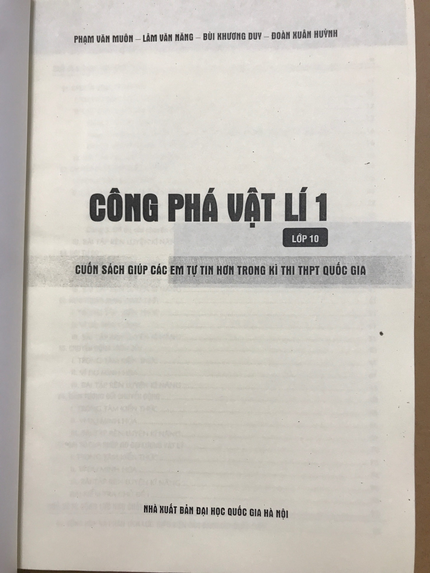 Công Phá Vật Lí 1