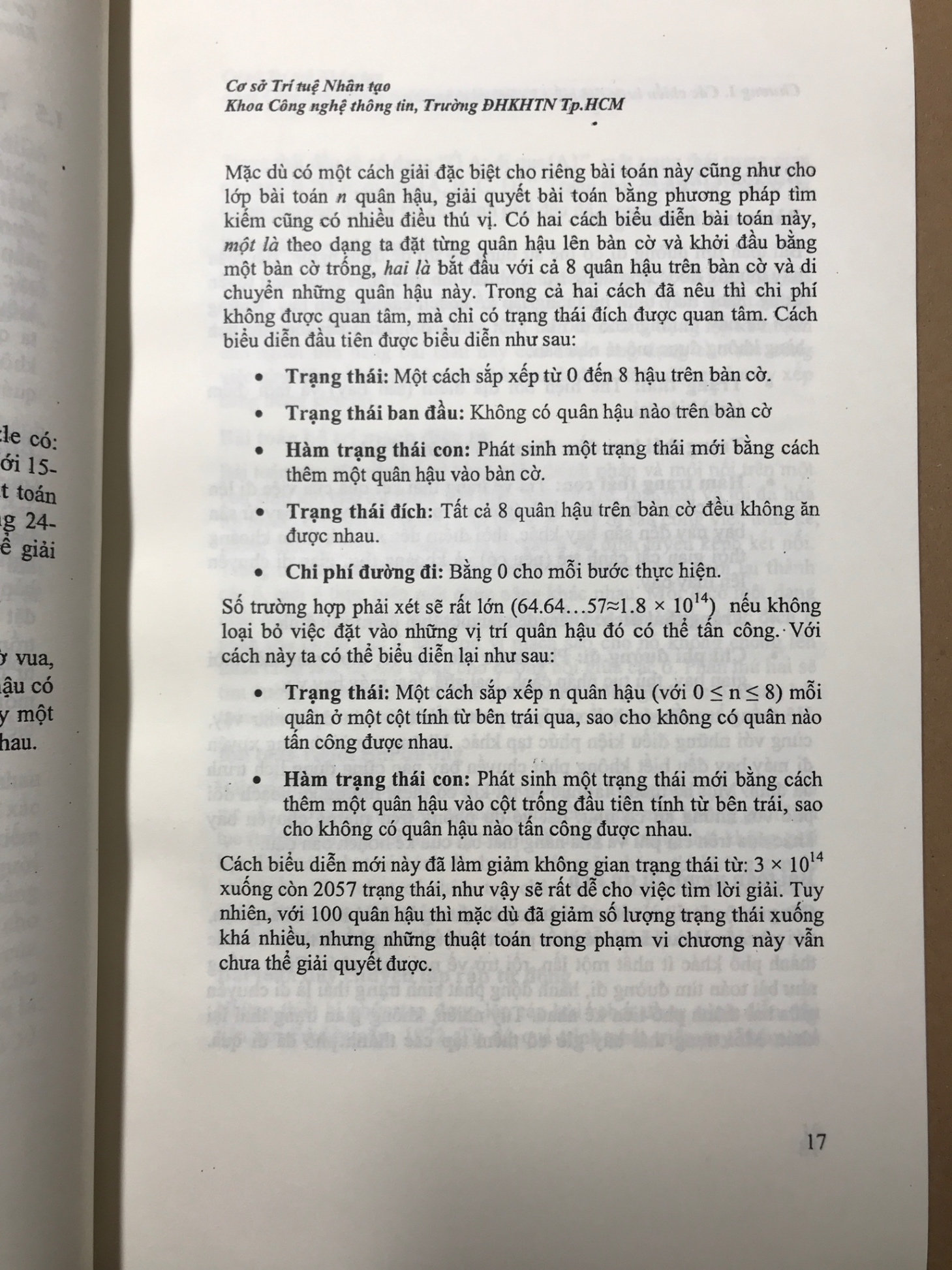 Cơ sở Trí Tuệ Nhân Tạo - Lê Hoài Bắc