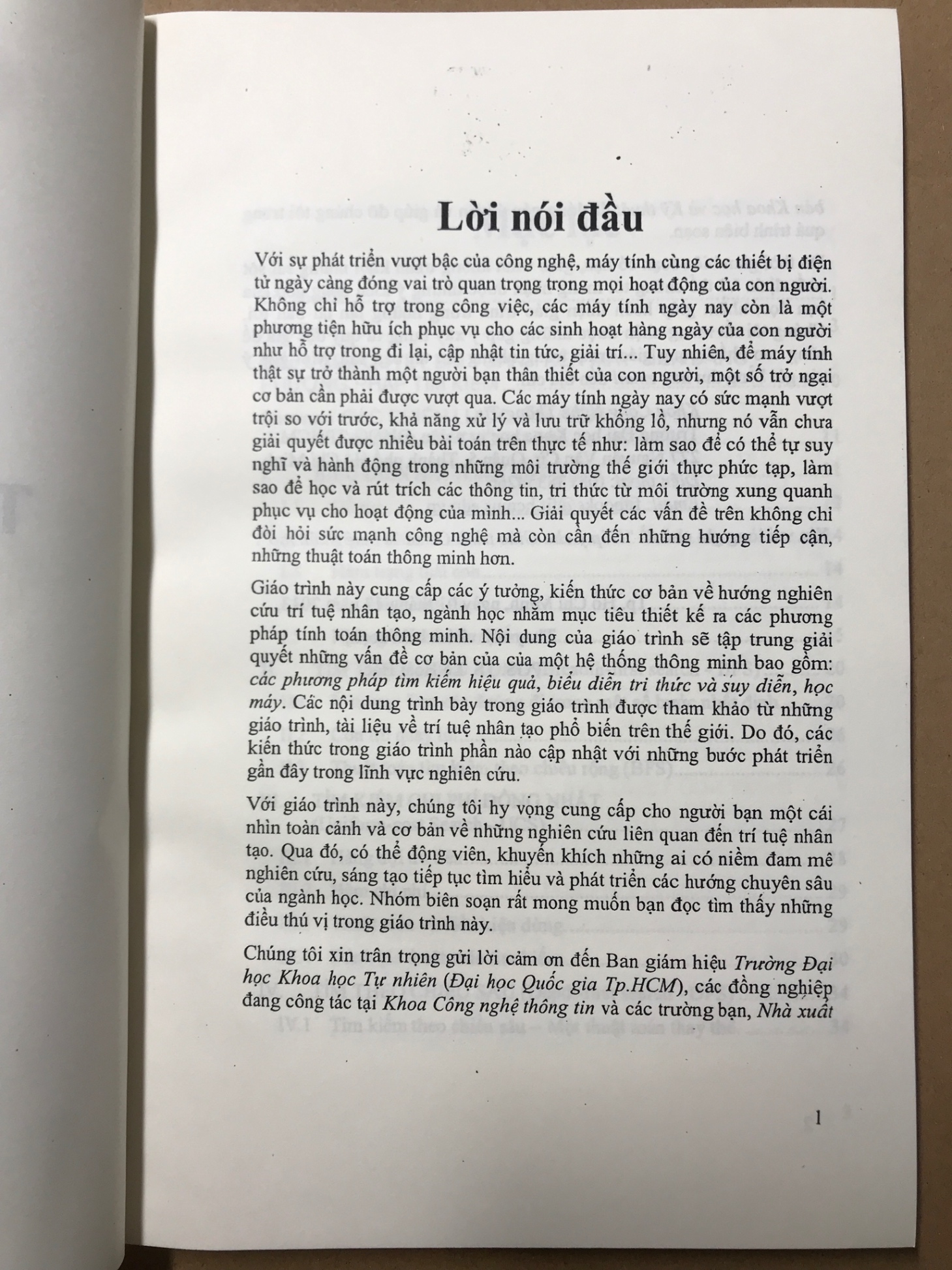 Cơ sở Trí Tuệ Nhân Tạo - Lê Hoài Bắc