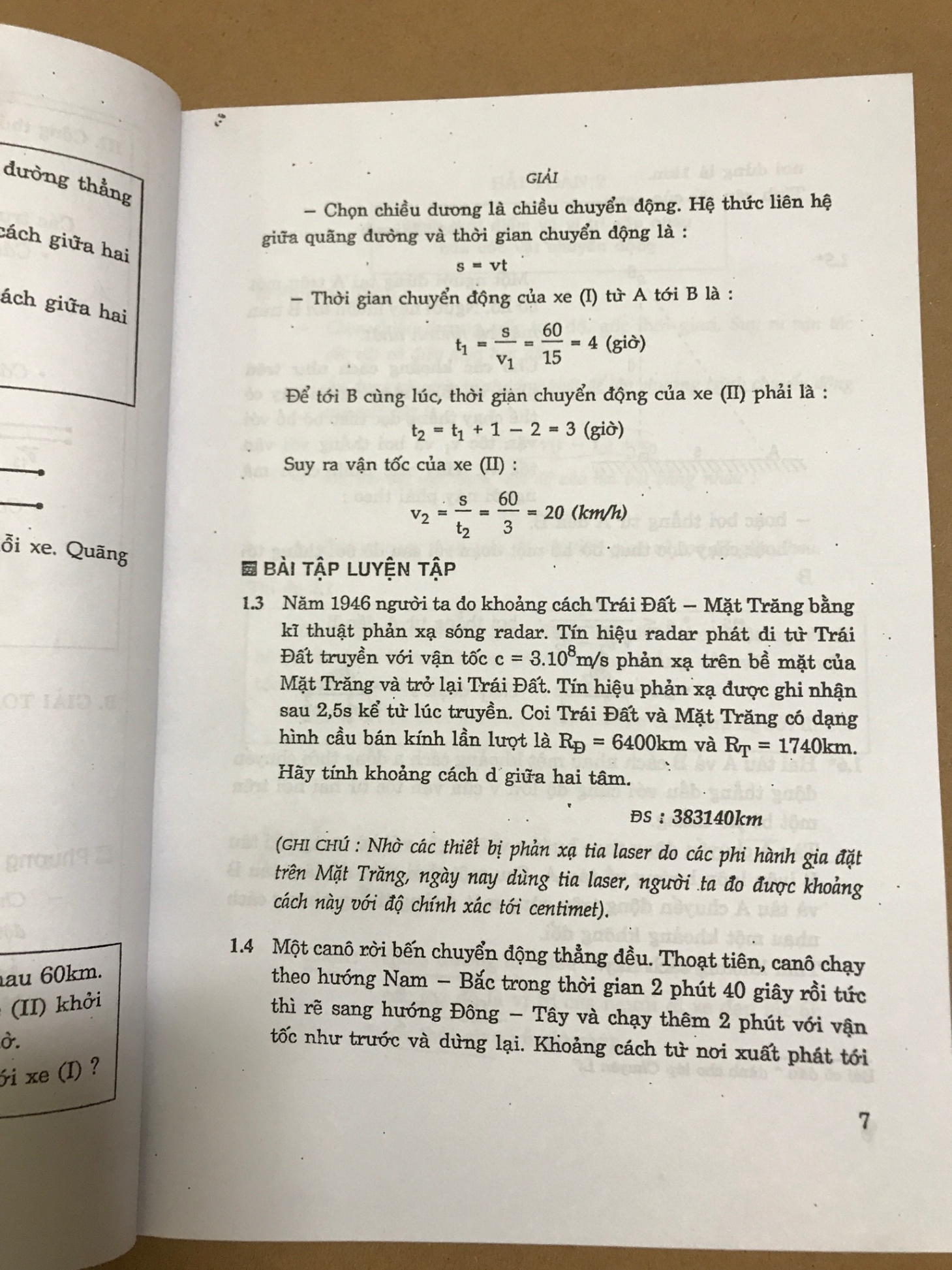 Giải toán Vật lý 10 tập 1 - Bùi Quang Hân