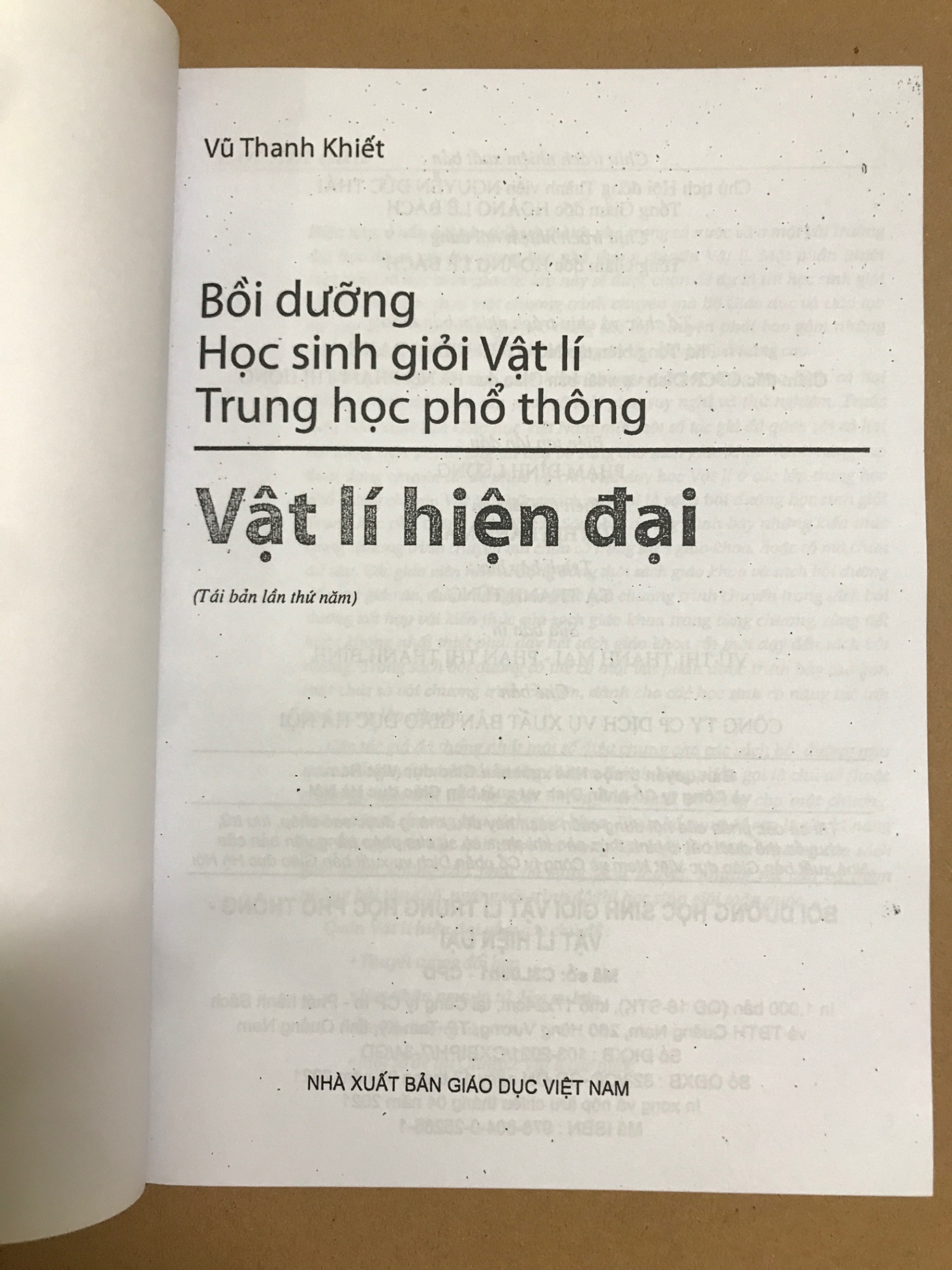 Bồi Dưỡng Học Sinh Giỏi Vật Lí Thpt: Vật Lí Hiện Đại