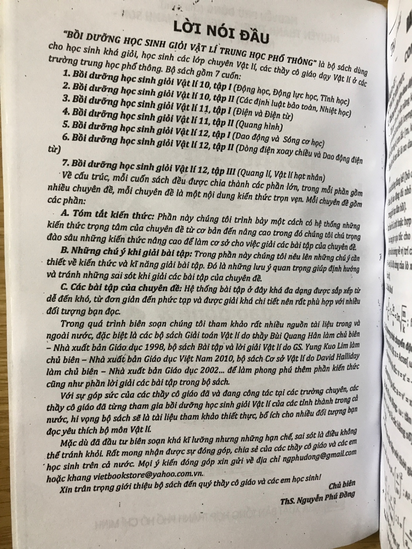 Bồi Dưỡng Học Sinh Giỏi Vật Lý 12 Tập 2 -Nguyễn Phú Đồng -A5