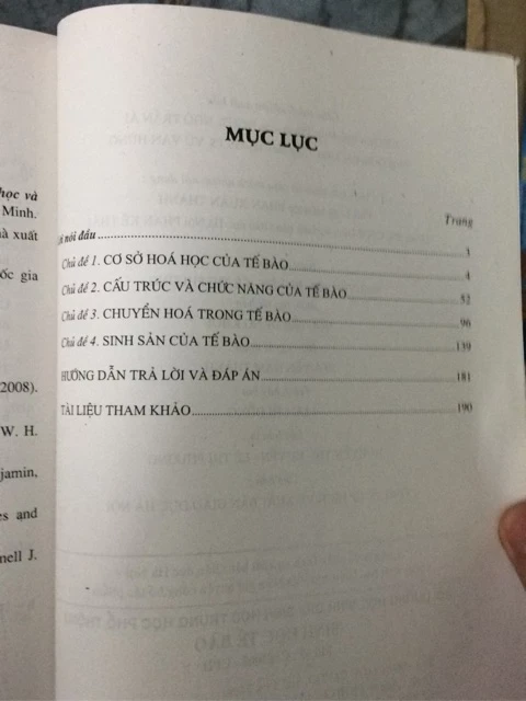 BỒI DƯỠNG HỌC SINH GIỎI Sinh học trung học phổ thông - Sinh Học Tế Bào