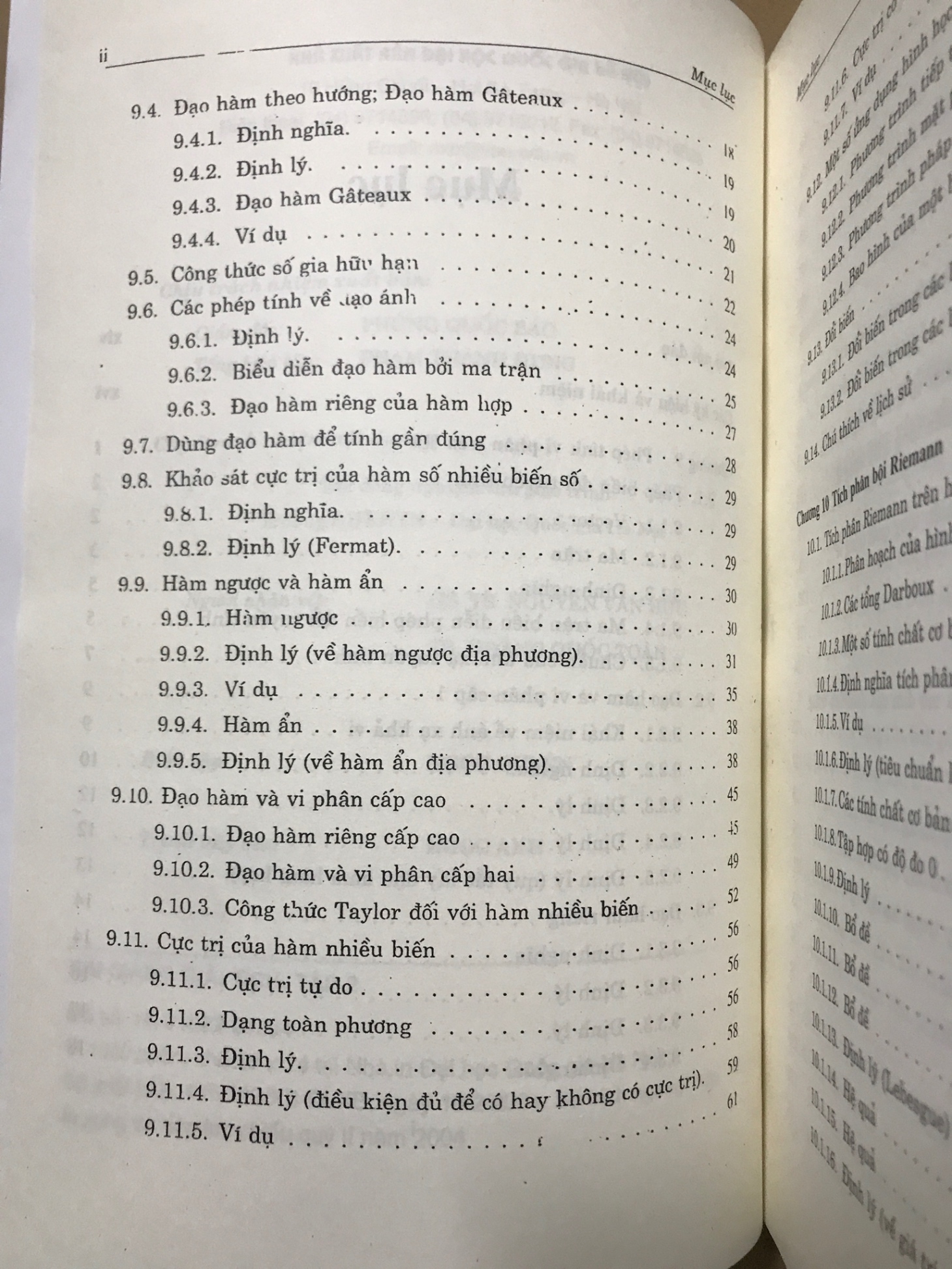 Bài giảng Giải Tích tập II - Nguyễn Duy Tiến chủ biên