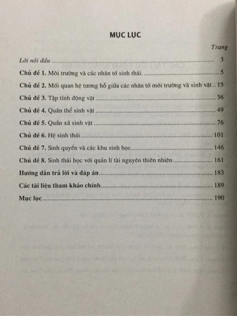 BỒI DƯỠNG HỌC SINH GIỎI Sinh học trung học phổ thông - Sinh thái học