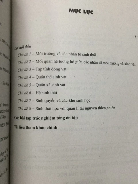 Bồi dưỡng học sinh giỏi Sinh học trung học phổ thông - BÀI TẬP Sinh thái học