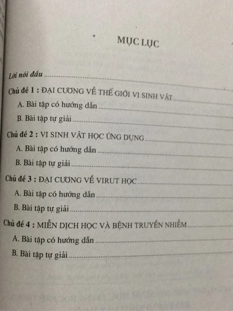 Bồi dưỡng học sinh giỏi Sinh học trung học phổ thông - BÀI TẬP Vi Sinh Vật Học