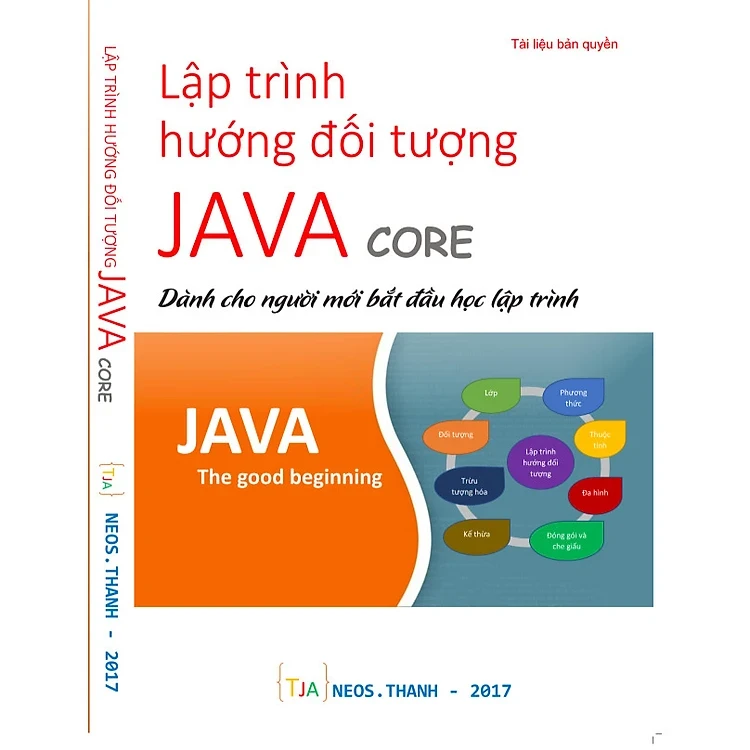 Sách tự học Lập trình hướng đối tượng Java core - Dành cho người mới bắt đầu học lập trình