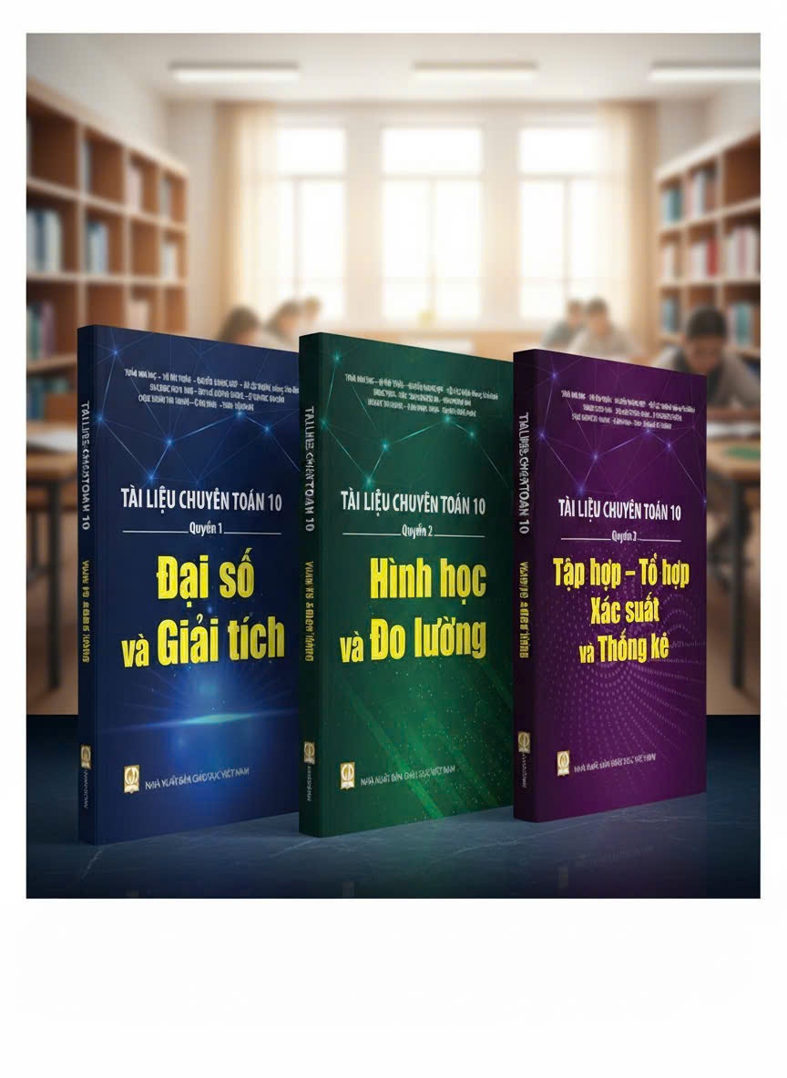 Tài liệu chuyên toán 10 Quyển 1-2-3 (combo bộ 3 cuốn)