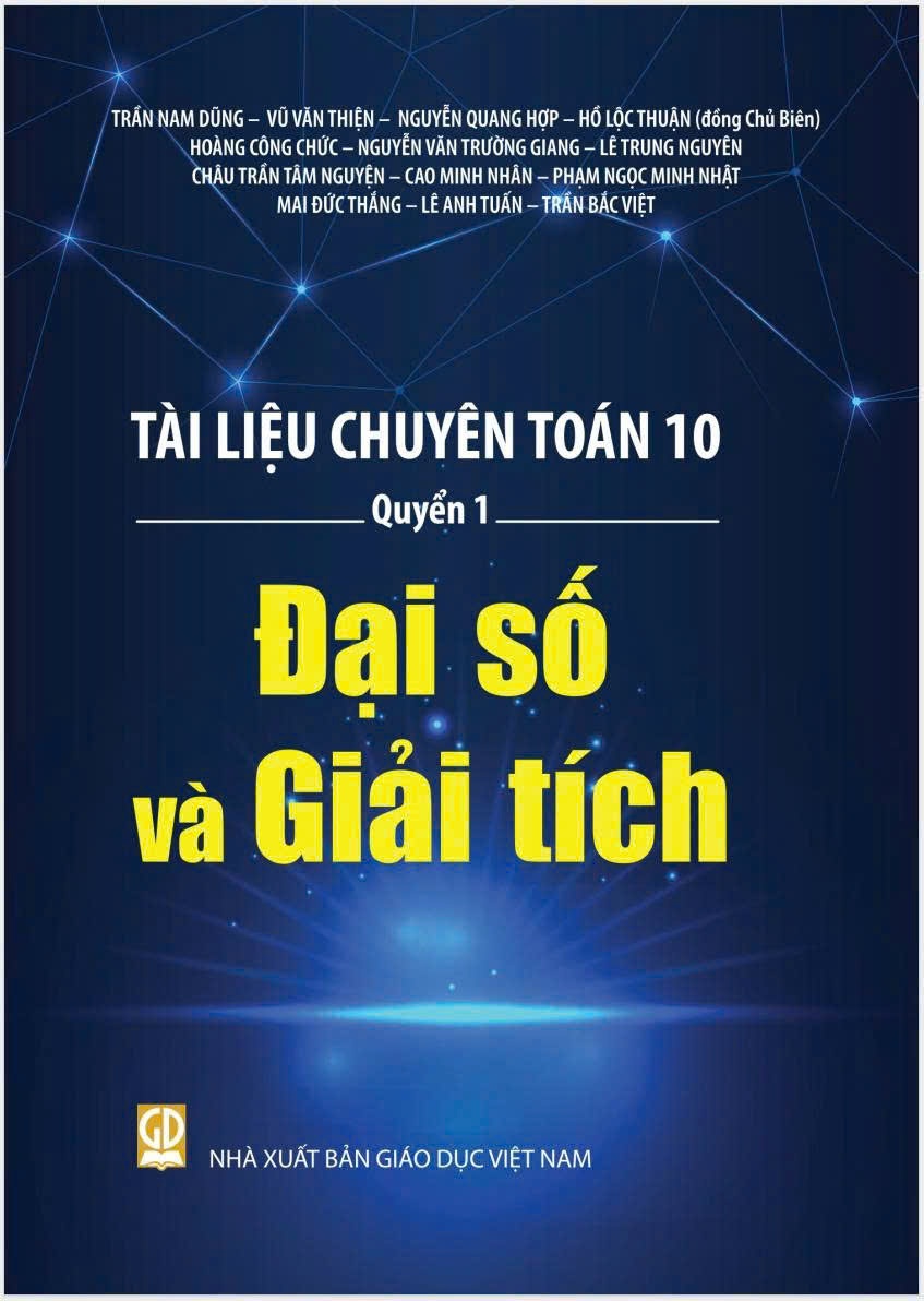 Tài liệu chuyên toán 10 Quyển 1-2-3 (combo bộ 3 cuốn)