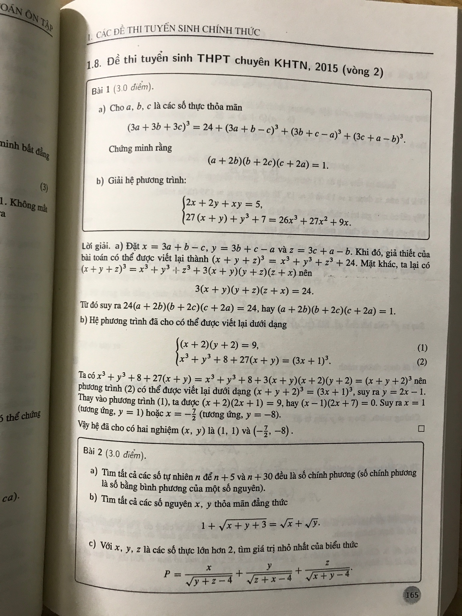 96+ Đề ôn luyện chuyên Toán (Dành cho học sinh chuyên Toán, chuyên Tin) Võ Quốc Bá Cẩn