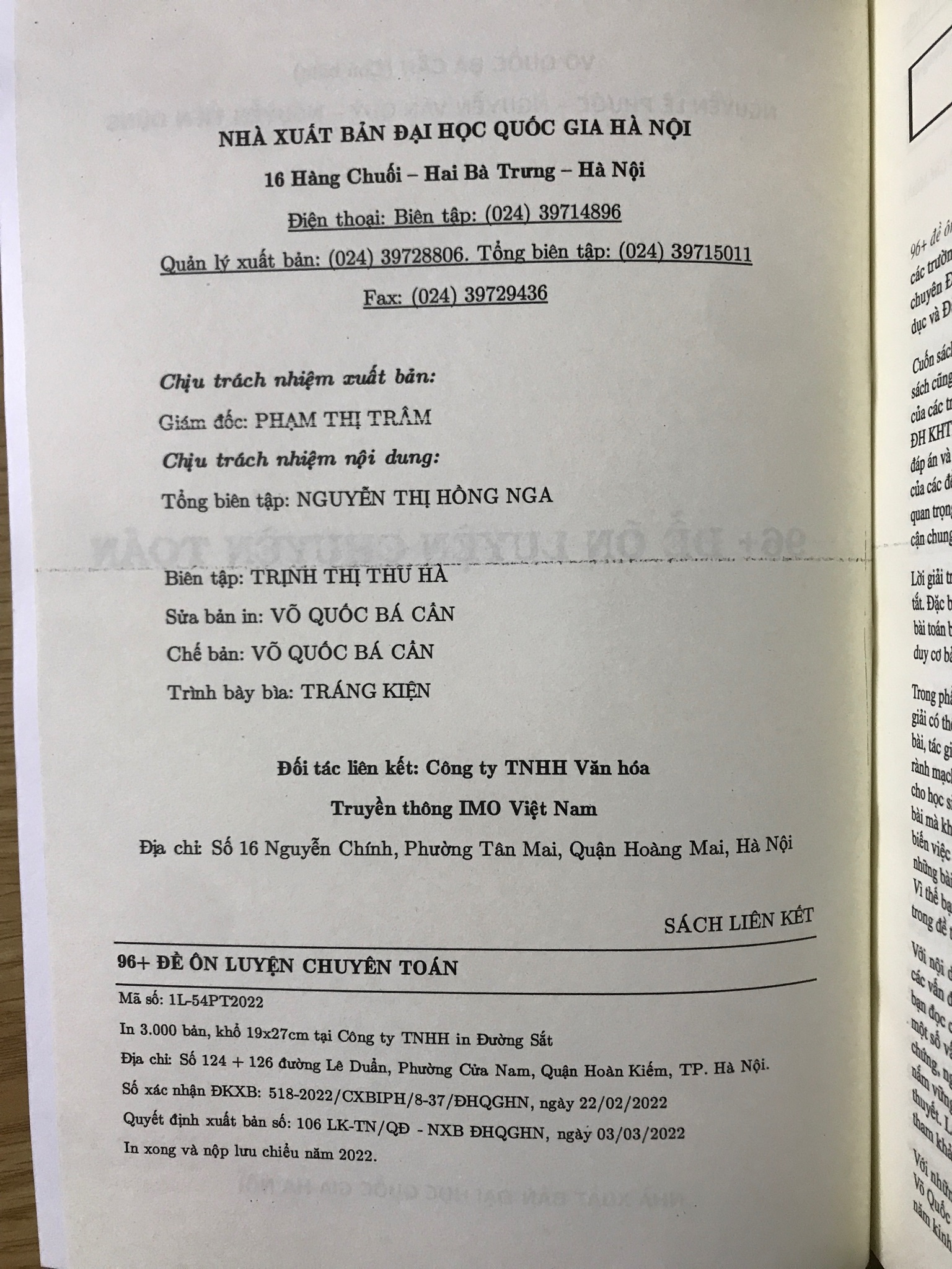 96+ Đề ôn luyện chuyên Toán (Dành cho học sinh chuyên Toán, chuyên Tin) Võ Quốc Bá Cẩn