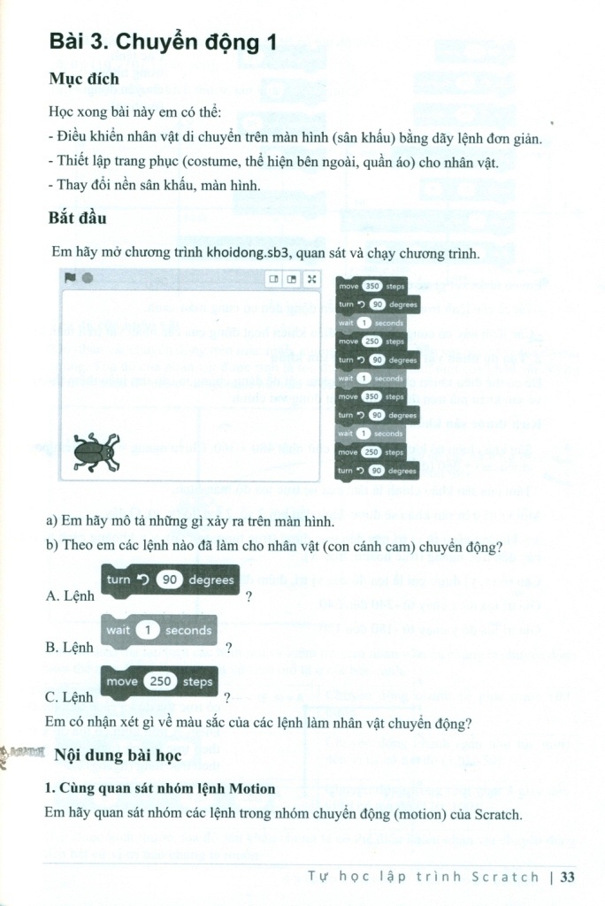 Tự Học Lập Trình Scratch - Bùi Việt Hà