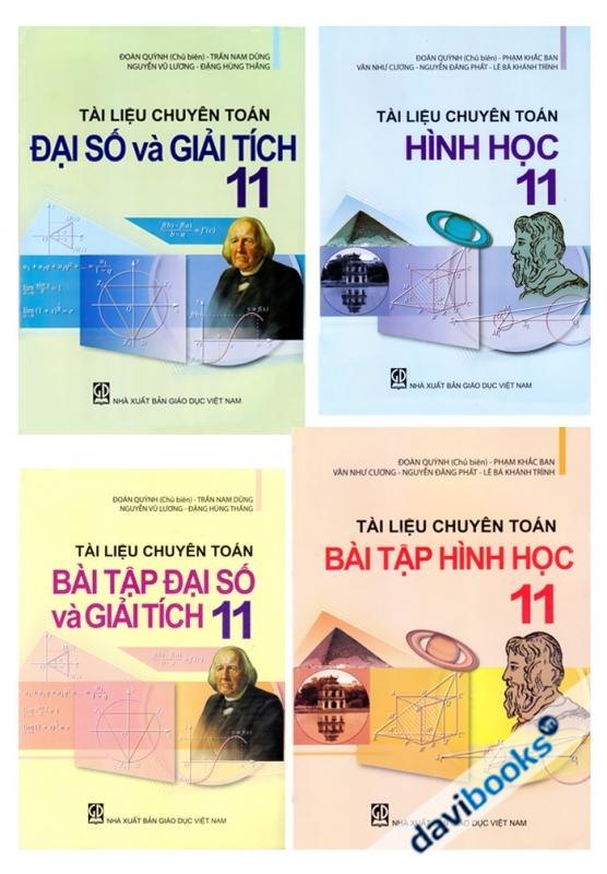 Combo TÀI LIỆU CHUYÊN TOÁN Lớp 11 (Bộ 4 Cuốn) -B5