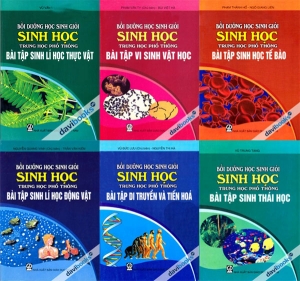 Combo 6 cuốn BÀI TẬP BỒI DƯỠNG HỌC SINH GIỎI Sinh Học Trung Học Phổ Thông