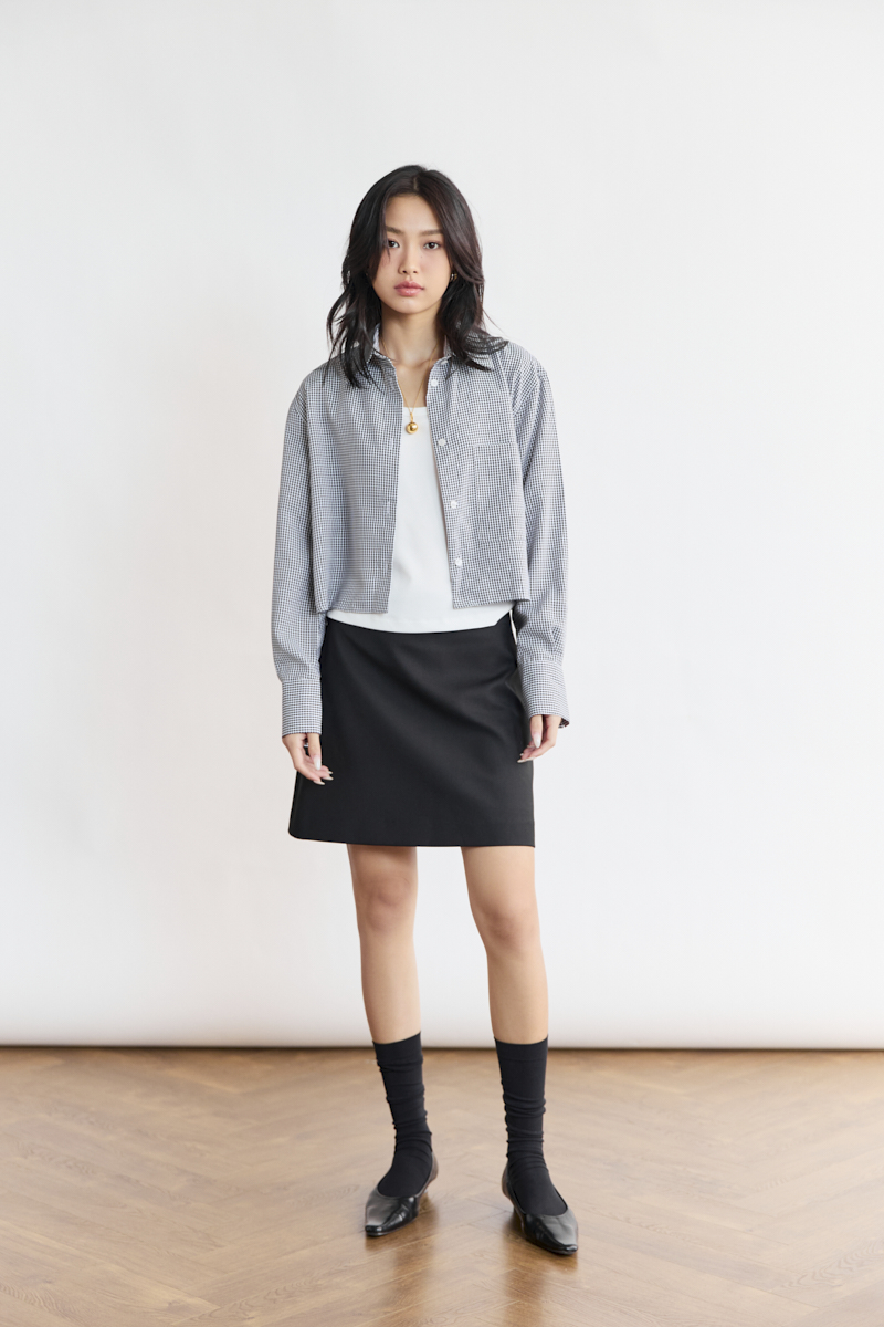 The Basic Crop Shirt