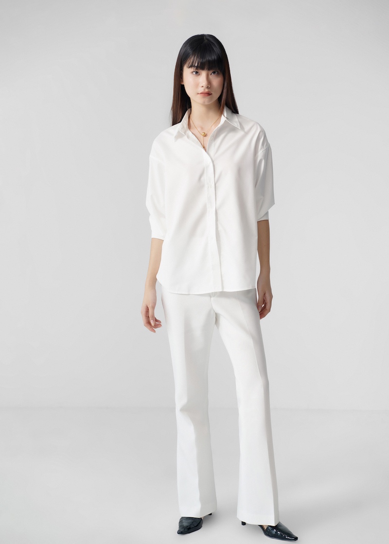 The Basic Oversize Shirt - Trắng
