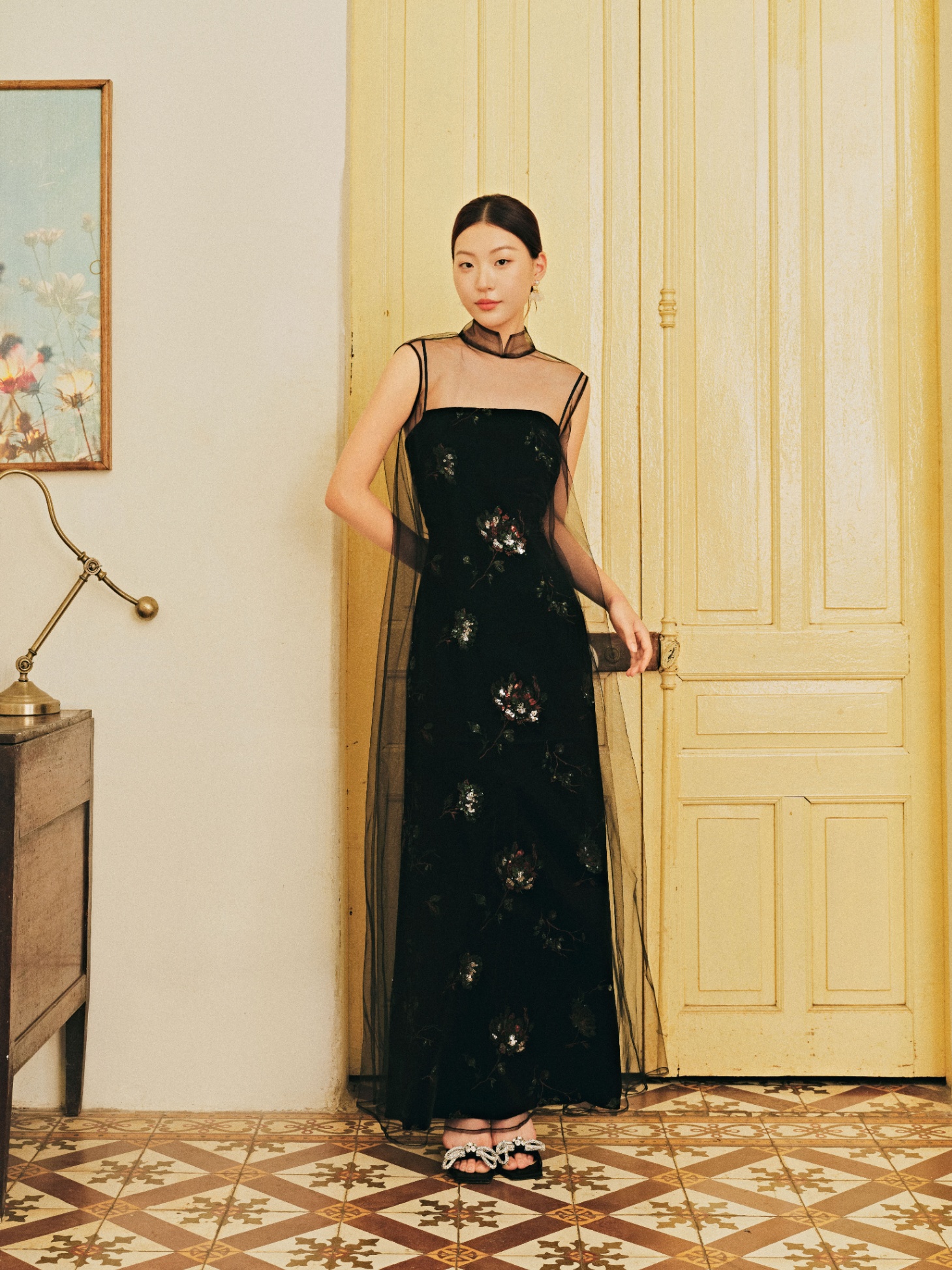 Đầm Dạ Vũ (Nhung tơ tằm cao cấp)