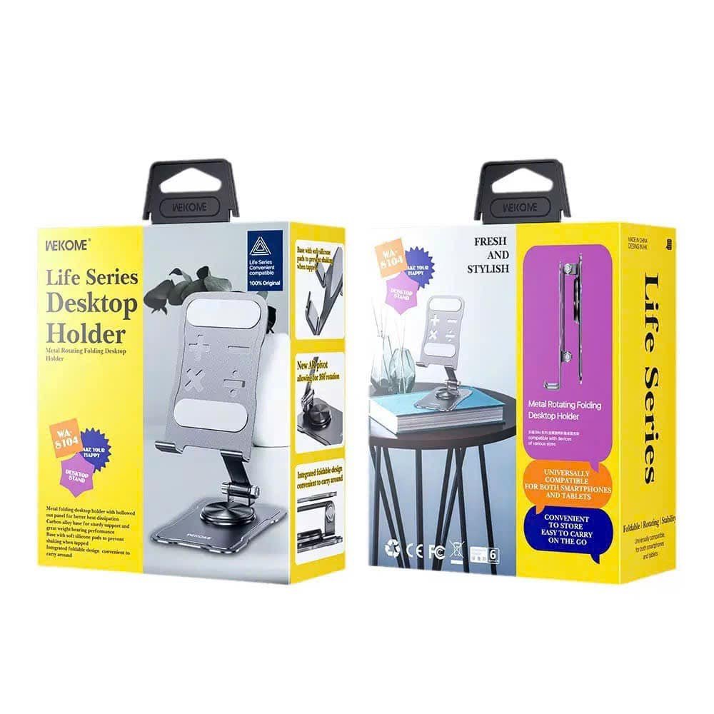 Giá đỡ điện thoại, máy tính bảng WA-S104 xoay 360 độ