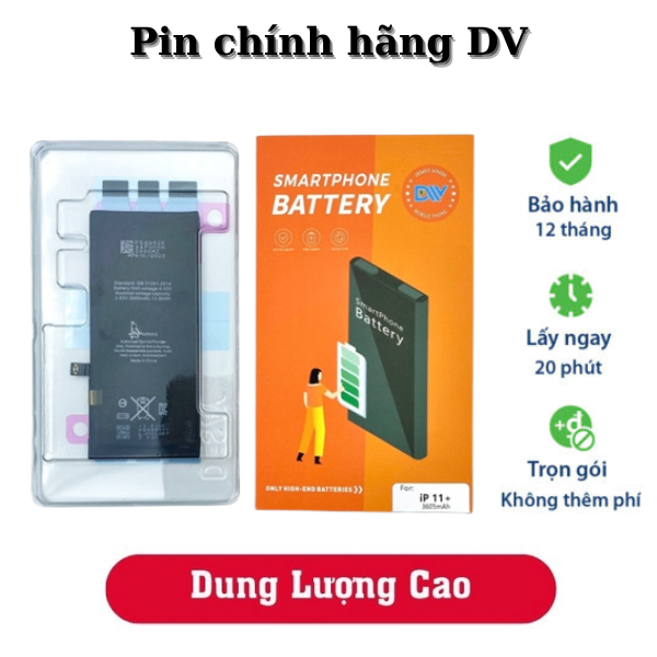 Pin iPhone hãng DV dung lượng CHUẨN