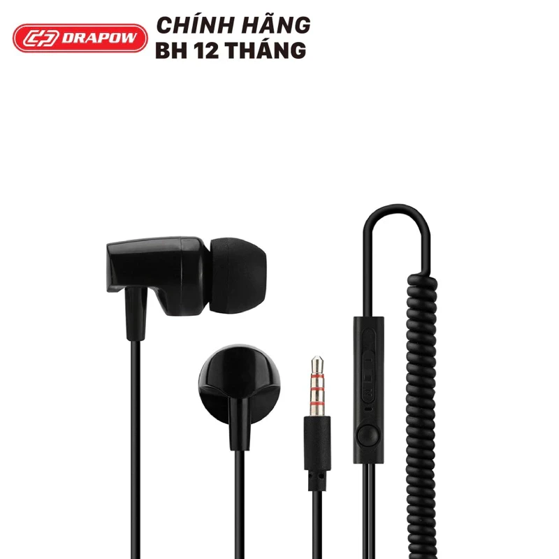 Tai nghe dây 3.5mm Drapow Twister C10
