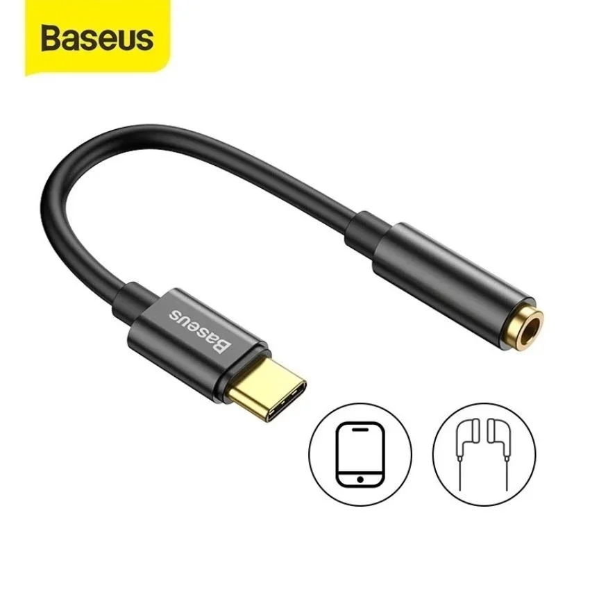 Dây cáp Baseus chuyển đổi type C sang cổng 3.5mm