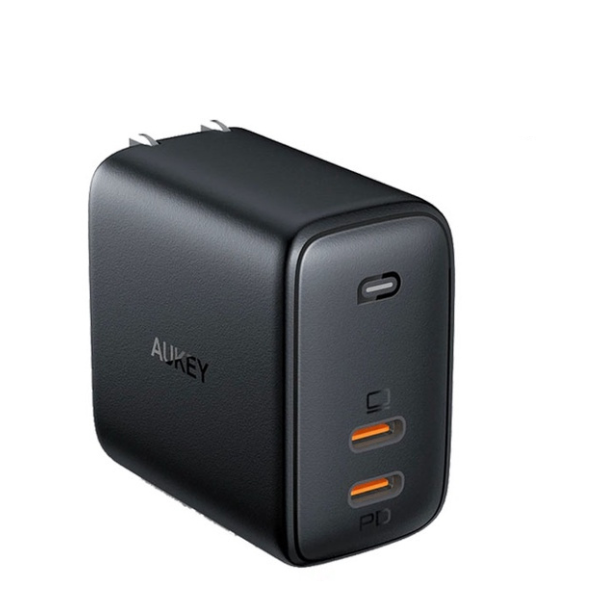 Củ Sạc Nhanh Aukey 2 Cổng 63W Omnia