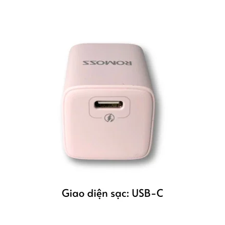 Củ sạc nhanh Romoss 20w AC20C công nghệ GaN