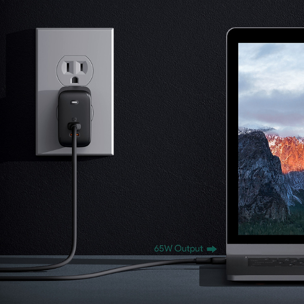 Củ Sạc Nhanh Aukey 2 Cổng 63W Omnia
