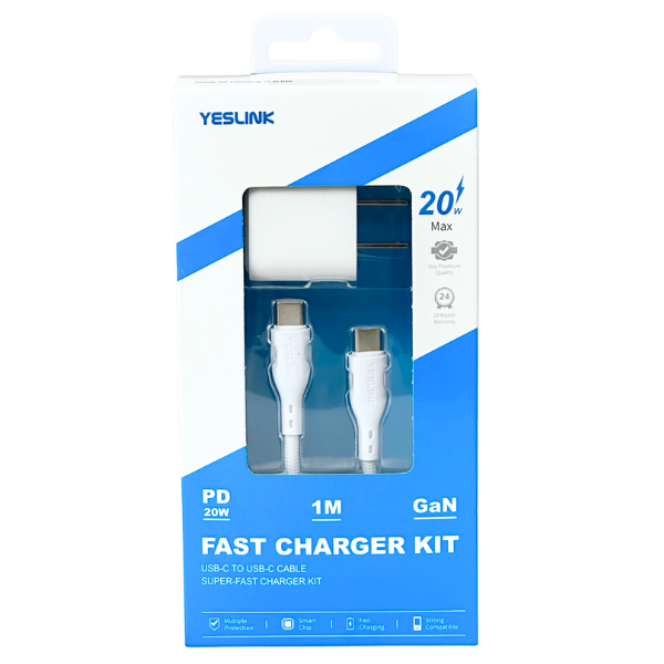 Bộ Sạc Nhanh 20w Yeslink C-C 