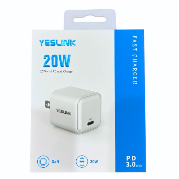 Củ sạc nhanh yeslink GaN mini 20W