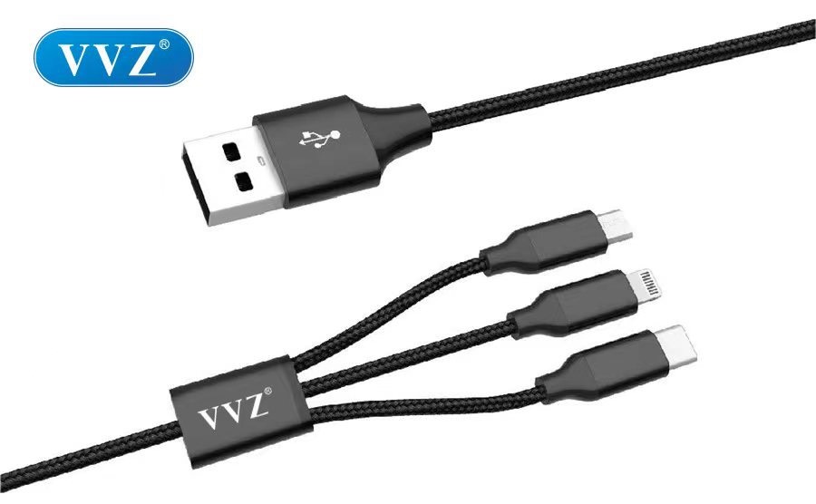 Cáp 3 đầu đa năng ( 3 IN 1 ) hãng VVZ 