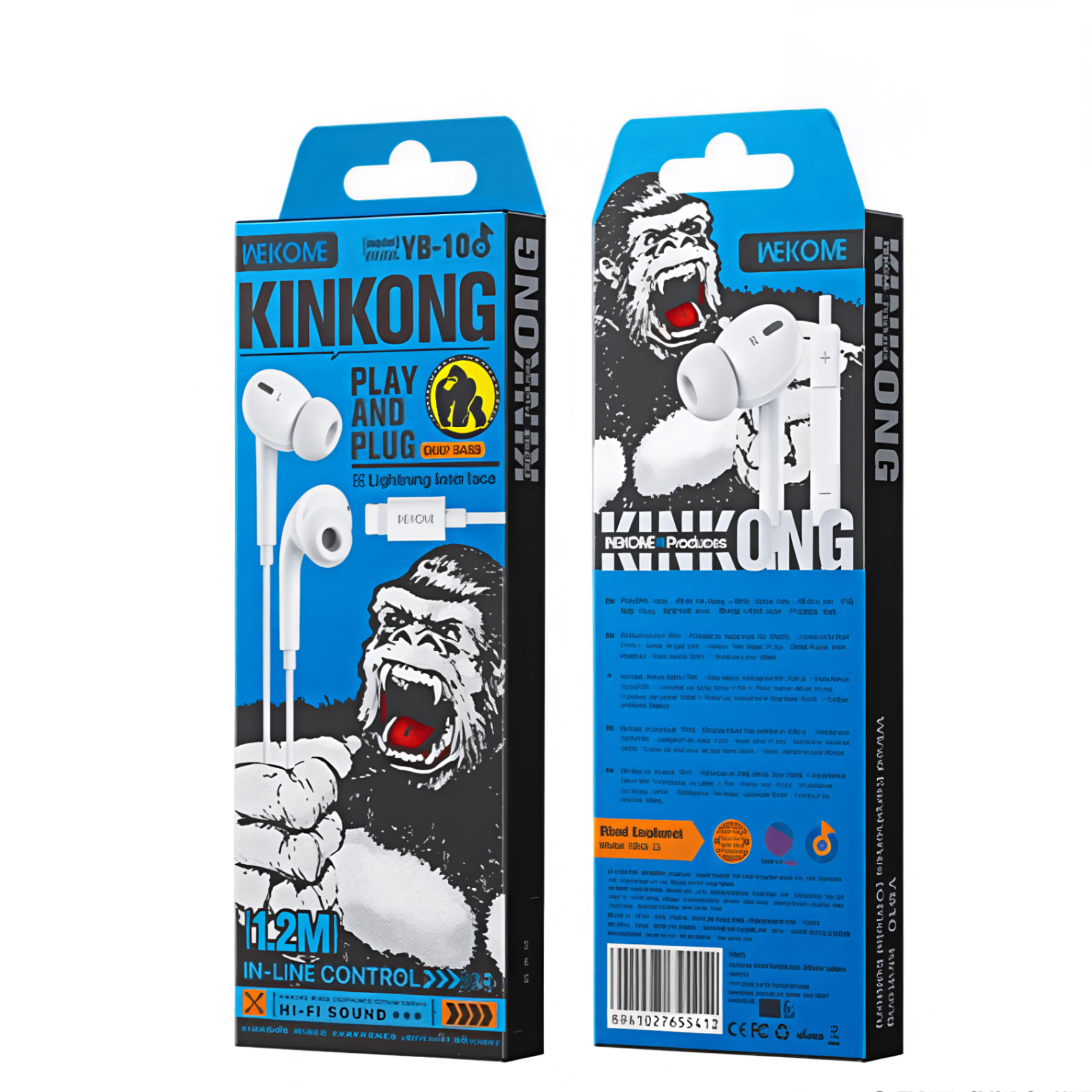 Tai nghe có dây WEKOME YB10 Lightning 