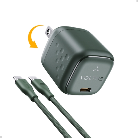 Bộ Sạc Nhanh Voltme Revo 30 Mini2 - kèm cáp C to C 