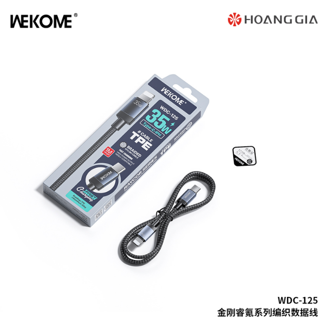 Cáp Sạc Nhanh WEKOME WDC-125 35W