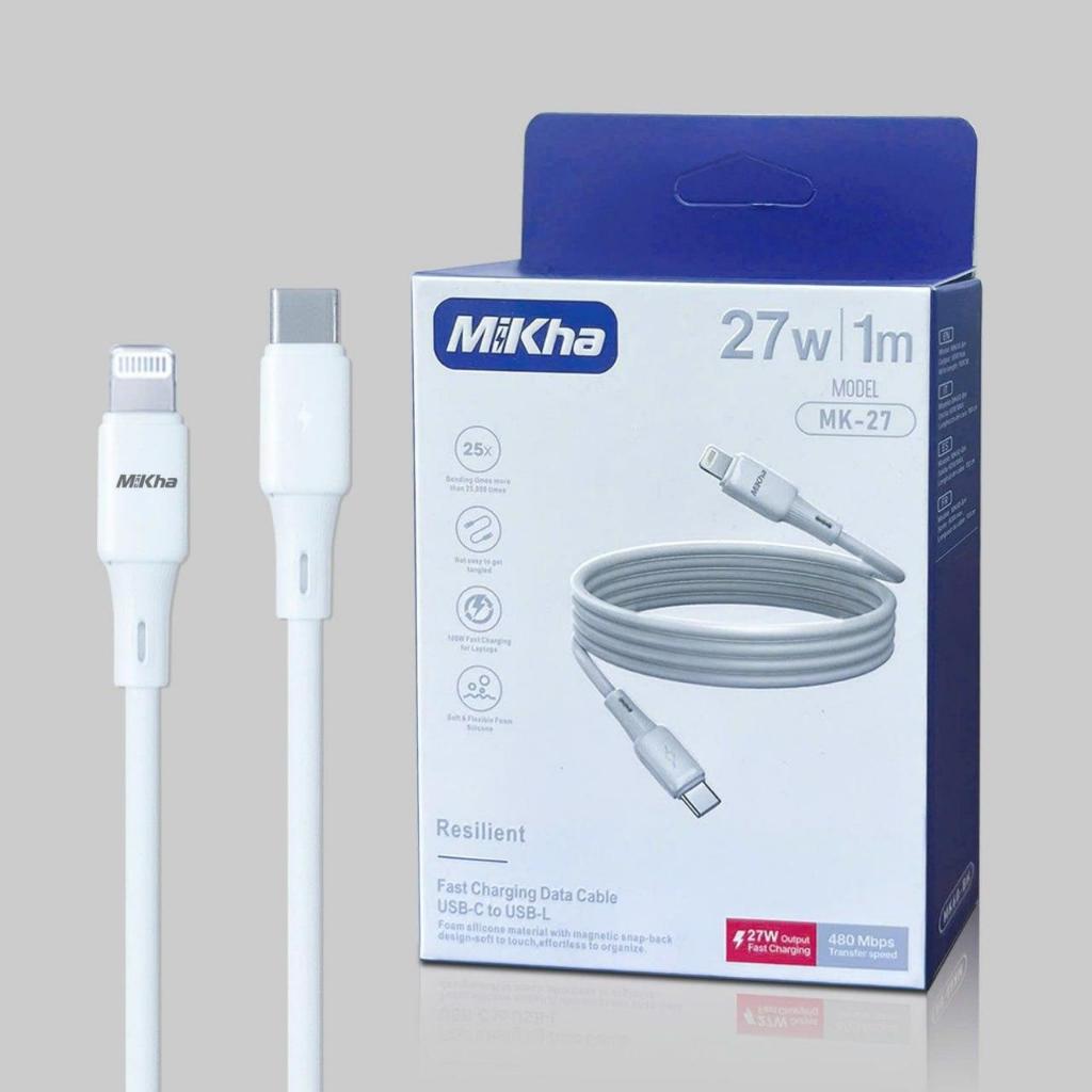 Cáp sạc nhanh MiKha MK-27 C-L(27w) 