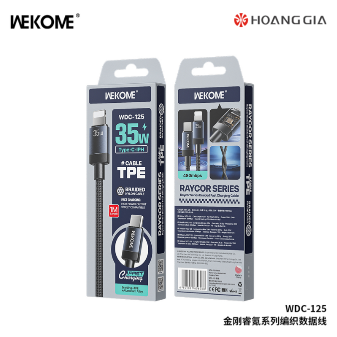 Cáp Sạc Nhanh WEKOME WDC-125 35W 