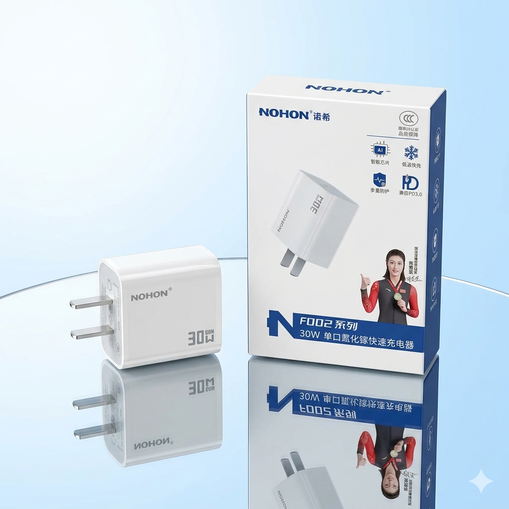 Củ sạc nhanh 30W hãng NOHON, có chứng chỉ CCC 