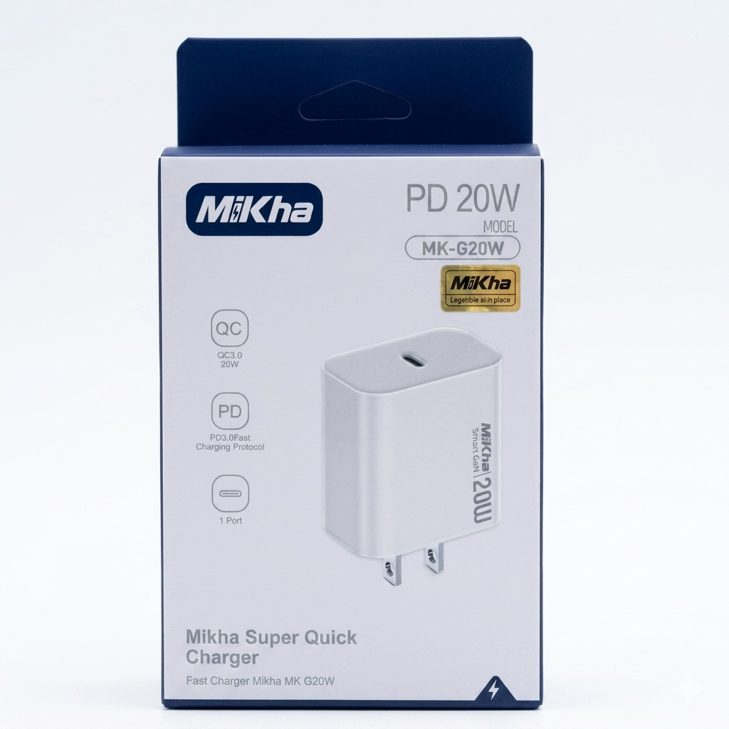 Củ sạc nhanh PD 20W Mikha MK-G20W
