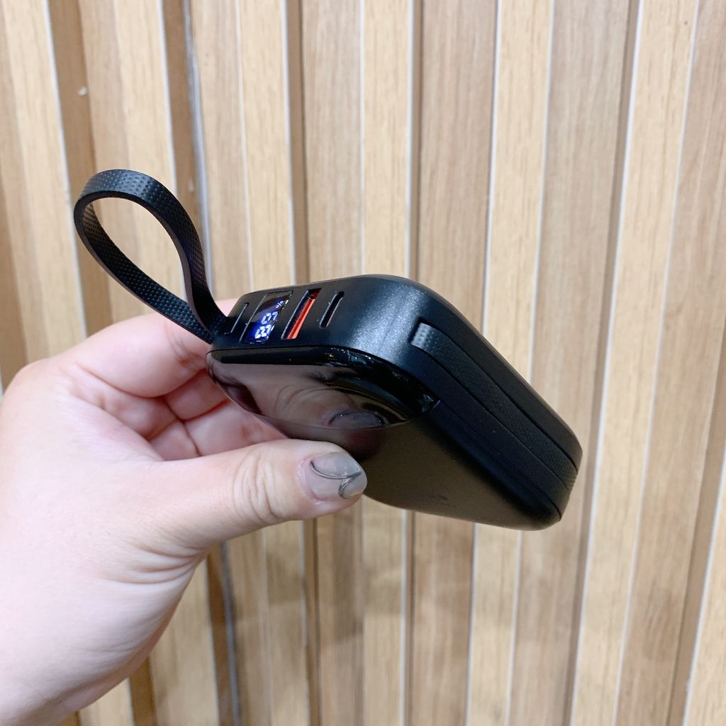 Sạc dự phòng KOVOL 10.000mAh 22.5W, liền dây cáp L & C