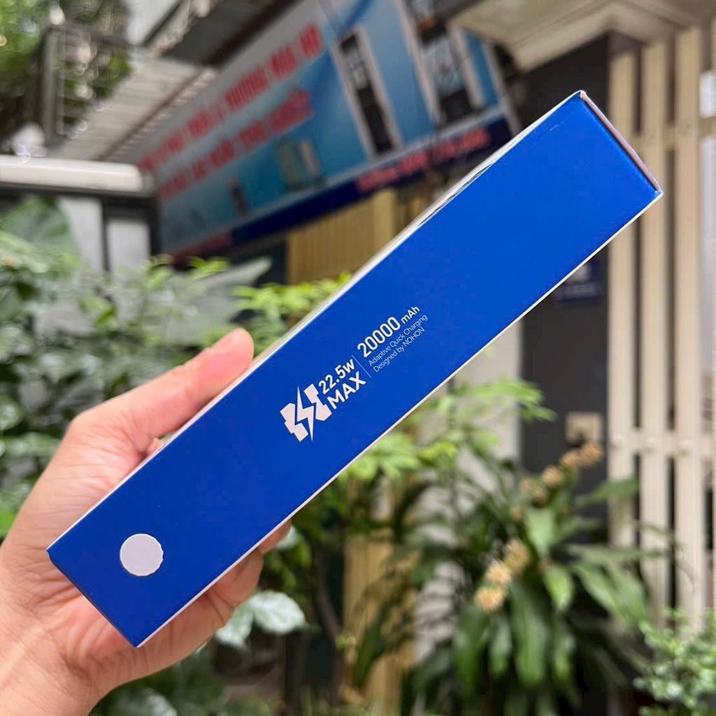 Sạc dự phòng NOHON 20.000mAh – Sạc nhanh 22.5W PD3.0 QC3.0, màn hình LED